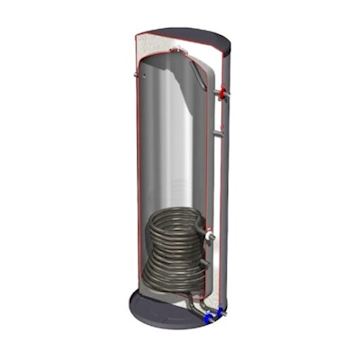 RVS tapwatertank met WP spiraal 500 liter (ex. 460-0197)